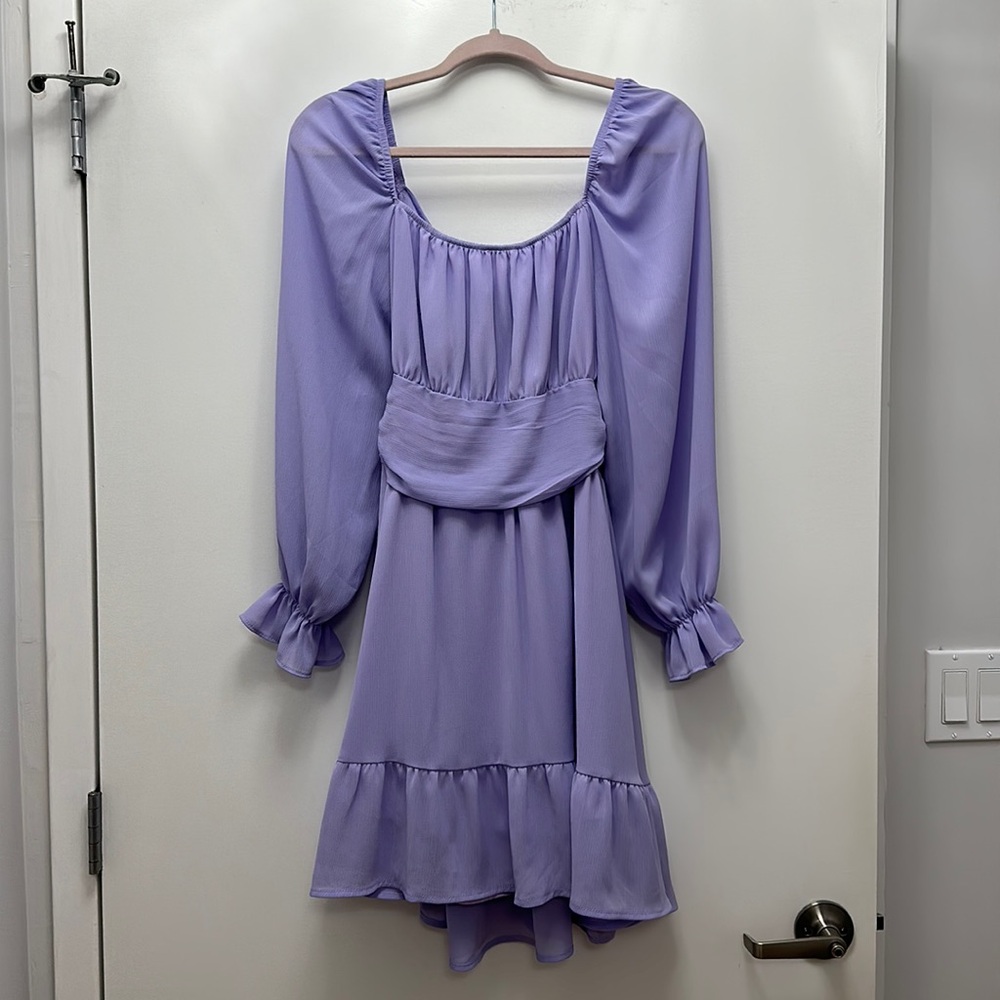 Off Shoulder Chiffon Dress